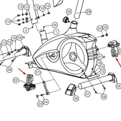 Rem till pedal AL2 / AL1 1 par