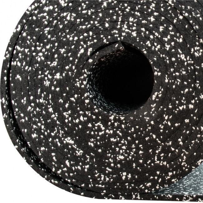 FitNord Gummimatta svart 6 mm (10m rulle)