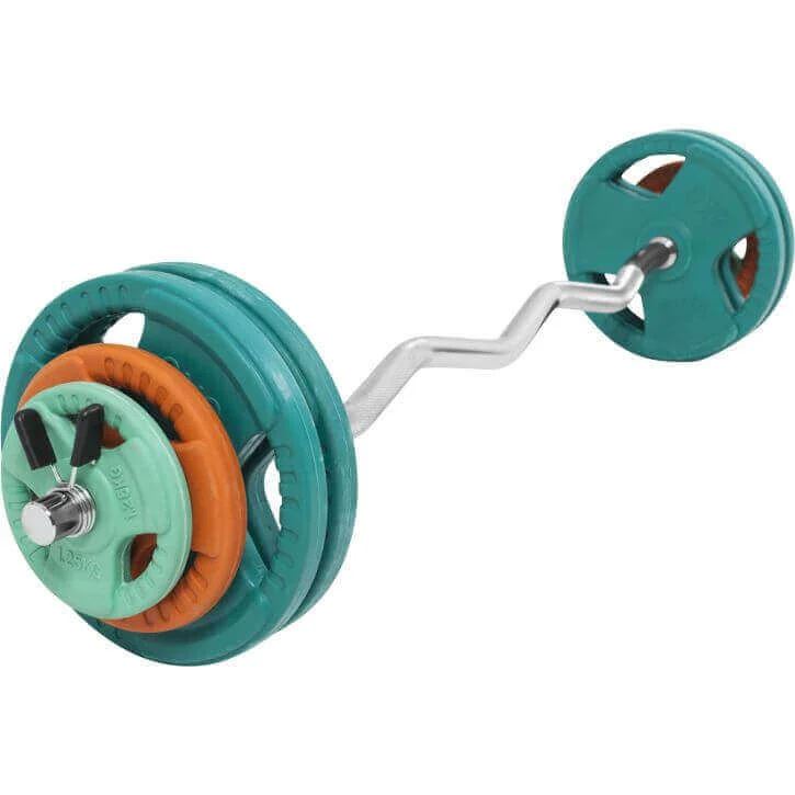 Gorilla Sports Curlstång Trigrip F- 35kg