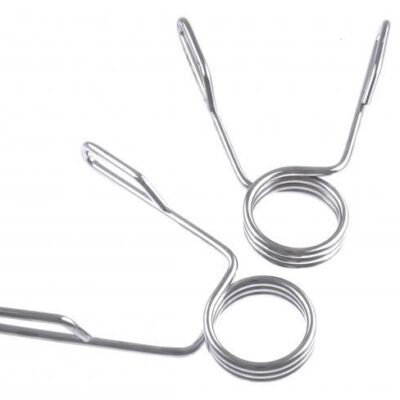 FitNord Fjäderlås för viktskivor med långt rakt handtag (par)