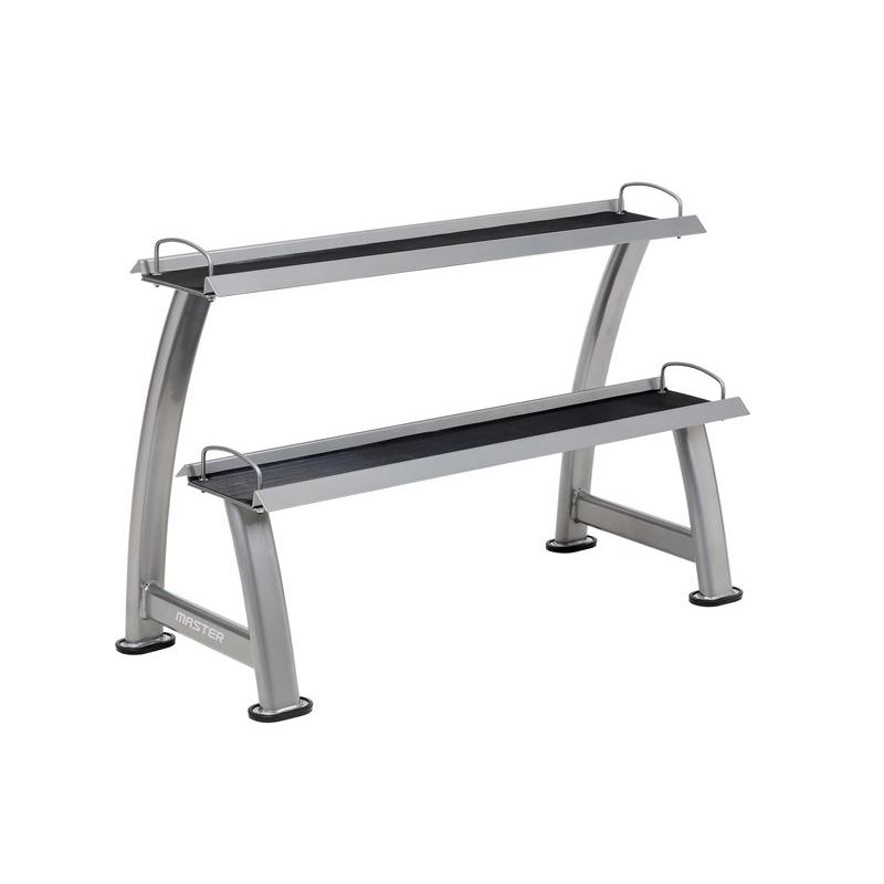 Master Fitness Kettlebellrack Silver