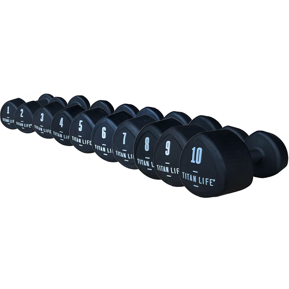 Titan LIFE PRO Dumbbell Aerobic Rubber Styckvis