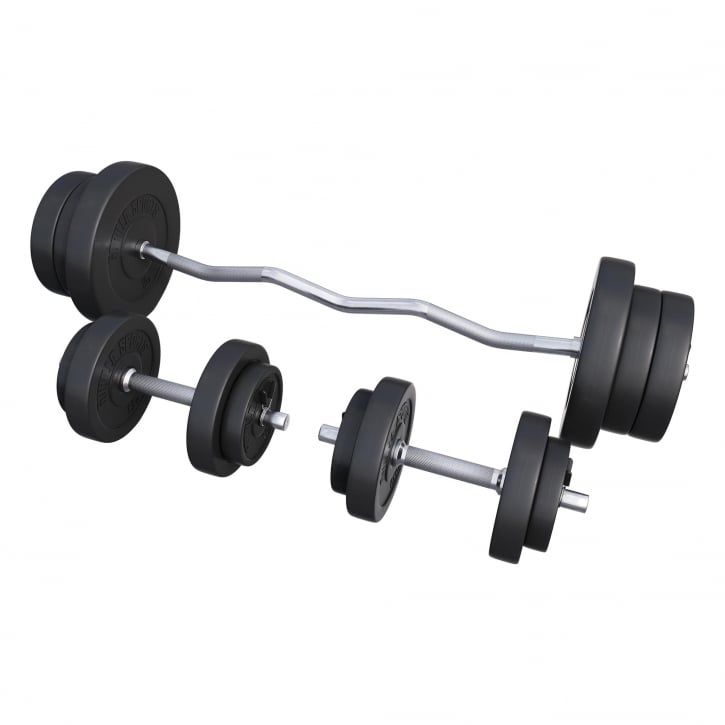 Curlstång Hantlar BASIC Fjäder 70kg