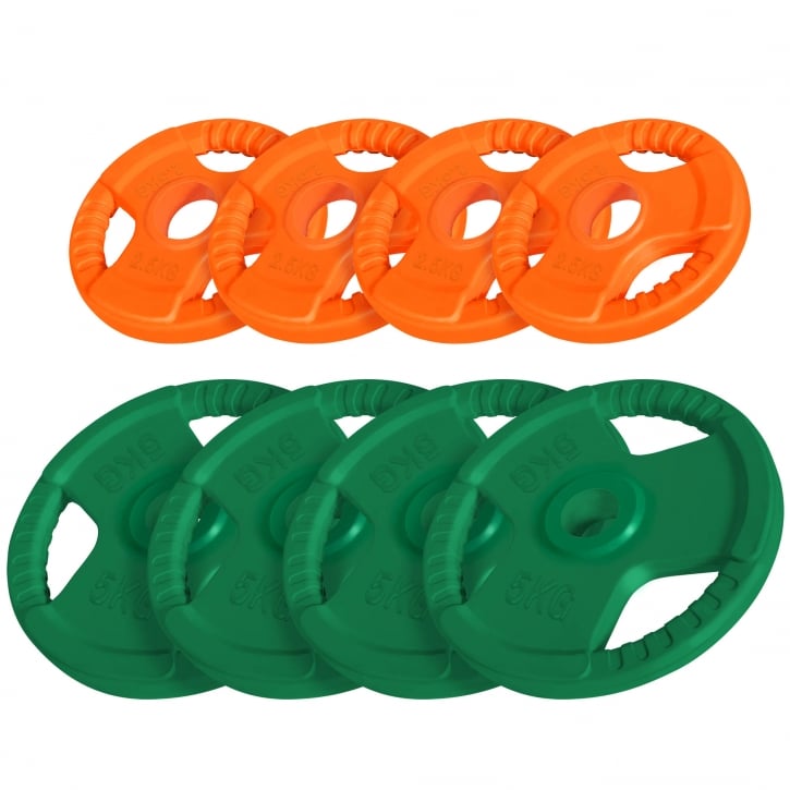 Viktskivor Trigrip 51mm 4x5kg 4x2