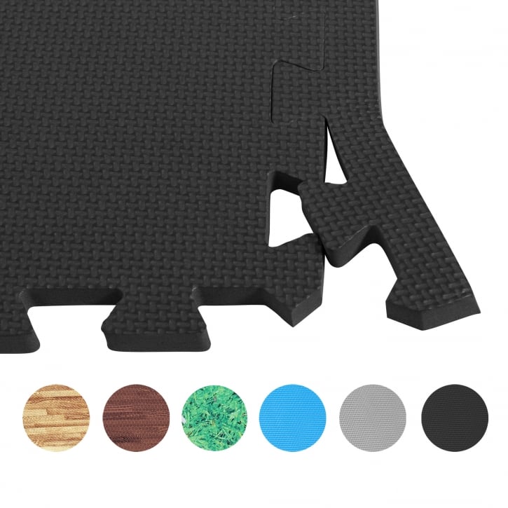 Golvkant Gymgolv Set 8 - Mörk Parkett