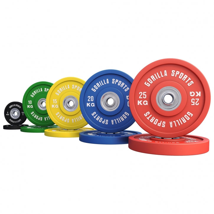 Bumper Plates COLOR 51mm 5-25kg - Gul - 15kg