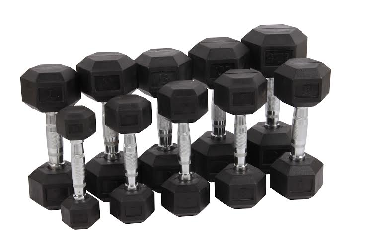Träningspartner - Hex Hantelset 2-9 kg