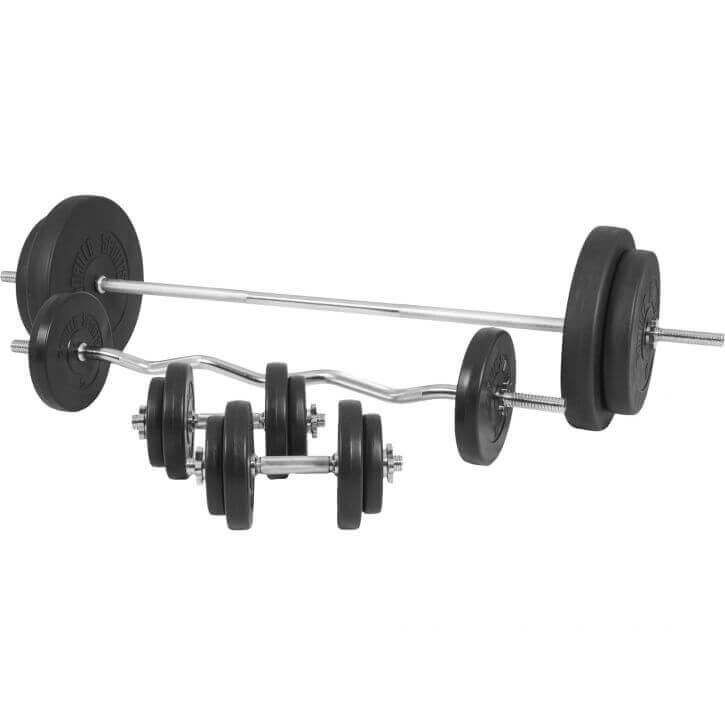 Skivstångspaket BASIC 100kg - Skivstång