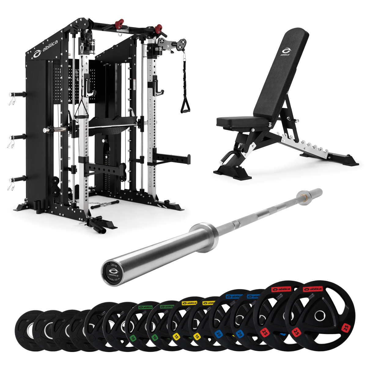 Styrkepakker - MR 90 MultiRack Olympic med benk - 170 kg