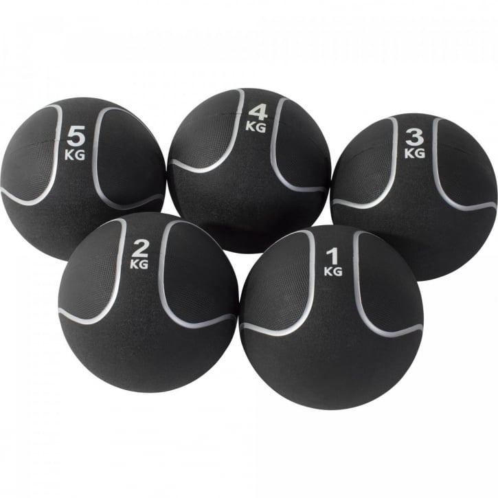 Medicinbollspaket Svart/Silver - 15kg/12kg/6kg - Paket - 6kg