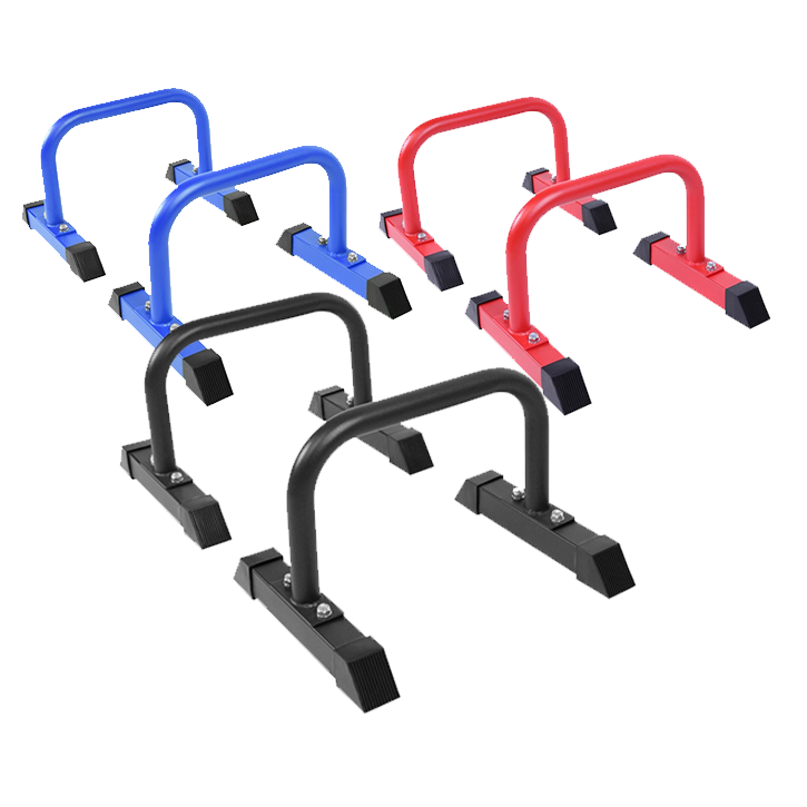 Parallettes Push Up Bars Low - Röd